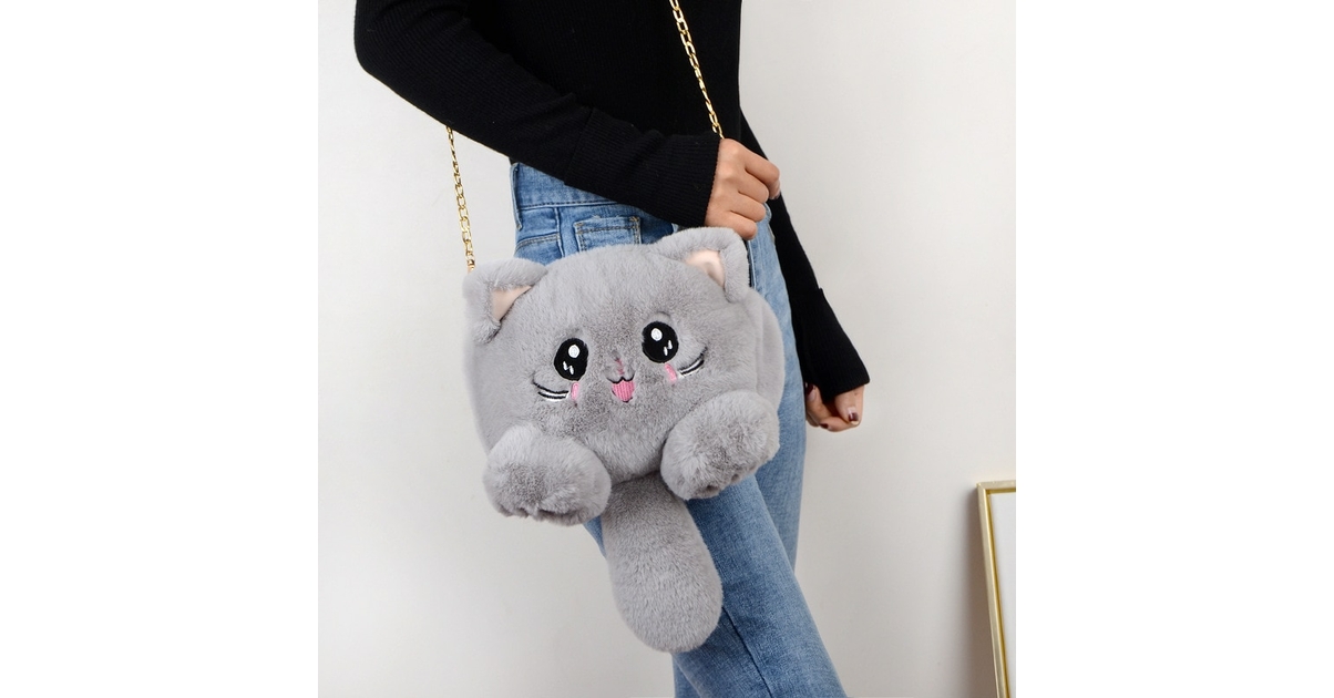 Sac à main Chat peluche trop mignon - MODE - BIJOUX - SACS/Sacs